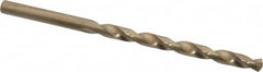 Chicago-Latrobe - #10 135° Cobalt Jobber Drill - Oxide/Gold Finish, Right Hand Cut, Spiral Flute, Straight Shank, 3-5/8" OAL, Split Point - Benchmark Tooling