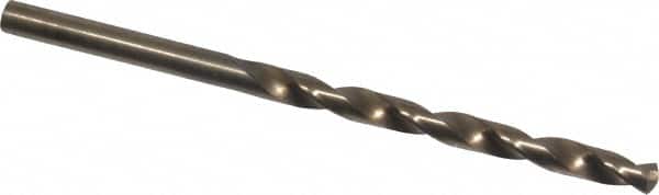 Chicago-Latrobe - #13 135° Cobalt Jobber Drill - Oxide/Gold Finish, Right Hand Cut, Spiral Flute, Straight Shank, 3-1/2" OAL, Split Point - Benchmark Tooling