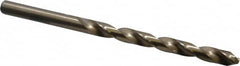 Chicago-Latrobe - 0.234" 135° Cobalt Jobber Drill - Oxide/Gold Finish, Right Hand Cut, Spiral Flute, Straight Shank, 3-7/8" OAL, Split Point - Benchmark Tooling