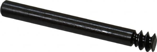 Made in USA - 1/4" Max Diam, Abrasive Disc Mandrel - 2" Long - Benchmark Tooling