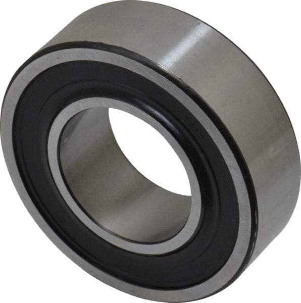 SKF - 30mm Bore Diam, 62mm OD, Double Seal Self Aligning Radial Ball Bearing - 20mm Wide, 2 Rows, Round Bore, 1,510 Lb Static Capacity, 5,350 Lb Dynamic Capacity - Benchmark Tooling