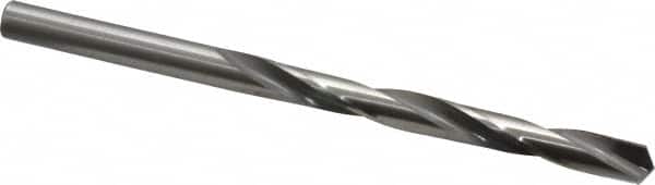 CJT - Letter D 118° Carbide-Tipped Jobber Drill - Bright Finish, Right Hand Cut, Spiral Flute, Straight Shank, 4" OAL, Standard Point - Benchmark Tooling