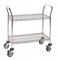 Quantum Storage - 18" Wide, 6" High, Open Shelving Wire Shelving Handle - Benchmark Tooling