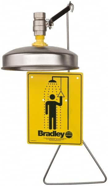 Bradley - Plumbed Drench Showers Mount: Vertical Shower Head Material: Plastic with Stainless Steel - Benchmark Tooling