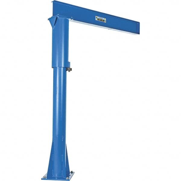 Vestil - 2,000 Lb Load Capacity, Steel Jib Crane - 6' Span - Benchmark Tooling