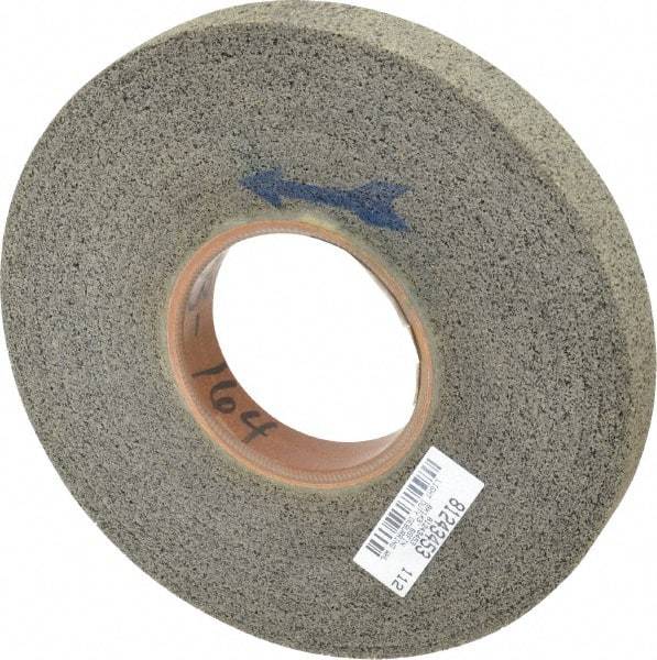 Brite Star - 8" Diam, 1" Face Width, 3" Center Hole, Fine Grade, Silicon Carbide Deburring Wheel - Convolute, Soft Density 6 Grade, 3,400 RPM - Benchmark Tooling