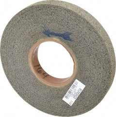 Brite Star - 8" Diam, 1" Face Width, 3" Center Hole, Fine Grade, Silicon Carbide Deburring Wheel - Convolute, Soft Density 6 Grade, 3,400 RPM - Benchmark Tooling