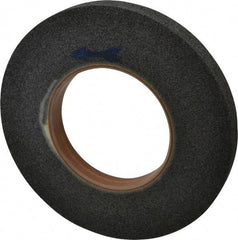 Brite Star - 10" Diam, 1" Face Width, 5" Center Hole, Fine Grade, Silicon Carbide Deburring Wheel - Convolute, Medium Density 7 Grade, 3,600 RPM - Benchmark Tooling