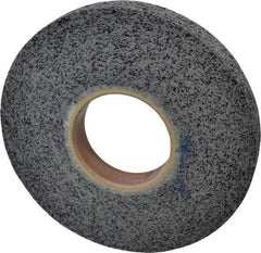 Brite Star - 8" Diam, 1" Face Width, 3" Center Hole, Medium Grade, Silicon Carbide Deburring Wheel - Convolute, Hard Density 8 Grade, 3,400 RPM - Benchmark Tooling