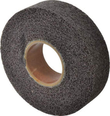 Brite Star - 8" Diam, 2" Face Width, 3" Center Hole, Medium Grade, Aluminum Oxide Deburring Wheel - Convolute, Hard Density 8 Grade, 4,500 RPM - Benchmark Tooling