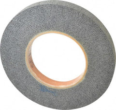 Brite Star - 10" Diam, 1" Face Width, 5" Center Hole, Fine Grade, Silicon Carbide Deburring Wheel - Convolute, Extra Hard Density 9 Grade, 2,500 RPM - Benchmark Tooling