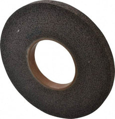 Brite Star - 12" Diam, 1" Face Width, 5" Center Hole, Medium Grade, Aluminum Oxide Deburring Wheel - Convolute, Extra Hard Density 8 Grade, 3,000 RPM - Benchmark Tooling