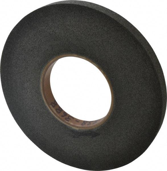 Brite Star - 12" Diam, 1" Face Width, 5" Center Hole, Fine Grade, Silicon Carbide Deburring Wheel - Convolute, Extra Hard Density 9 Grade, 2,100 RPM - Benchmark Tooling
