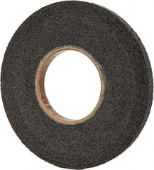 Brite Star - 12" Diam, 1" Face Width, 5" Center Hole, Medium Grade, Silicon Carbide Deburring Wheel - Convolute, Hard Density 8 Grade, 2,100 RPM - Benchmark Tooling