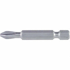 Wiha - #2 Power Bit - 1/4" Drive, 2-3/4" OAL - Benchmark Tooling