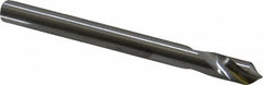 Value Collection - 1/4" Body Diam, 90°, 3" OAL, Solid Carbide Spotting Drill - Benchmark Tooling