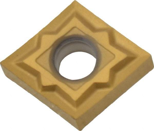 Seco - CNGP430 MF1 Grade CP200 Carbide Turning Insert - TiAlN/TiN Finish, 80° Diamond, 1/2" Inscr Circle, 3/16" Thick, 0.0039" Corner Radius - Benchmark Tooling
