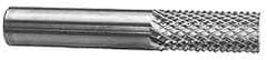 Accupro - 5/16" Diam, 1" LOC, Plain End, Solid Carbide Diamond Pattern Router Bit - Right Hand Cut, 2-1/2" OAL, 5/16" Shank Diam, Use on Fiberglass - Benchmark Tooling
