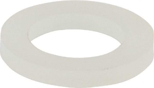 Made in USA - 5/16" Screw, Grade 6/6 Nylon Standard Flat Washer - 8.05mm ID x 1/2" OD, 1.57mm Thick - Benchmark Tooling