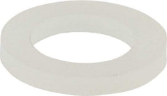 Made in USA - 5/16" Screw, Grade 6/6 Nylon Standard Flat Washer - 8.05mm ID x 1/2" OD, 1.57mm Thick - Benchmark Tooling