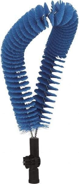 Vikan - Polyester Clean In Place Brush - 2-1/2" Bristle Length, 20" Long x 2-1/2" Wide Head, Blue - Benchmark Tooling