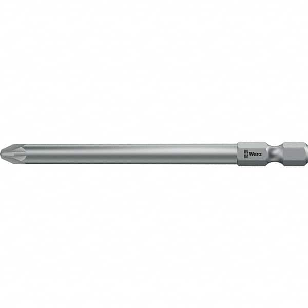 Wera - #2 Pozidriv Screwdriver Bit - 2-3/4" OAL - Benchmark Tooling