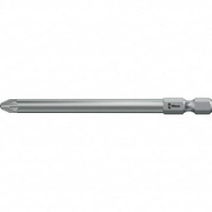 Wera - #2 Pozidriv Screwdriver Bit - 6" OAL - Benchmark Tooling