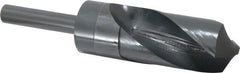 Chicago-Latrobe - 1-13/32" Drill, 118° Point, High Speed Steel Silver Deming & Reduced Shank Drill Bit - Benchmark Tooling