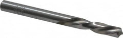 Chicago-Latrobe - 7/32" 118° Spiral Flute High Speed Steel Screw Machine Drill Bit - Bright Finish, Left Hand Cut, 1-1/4" Flute Length, 2-3/8" OAL, Standard Point, Straight Shank - Benchmark Tooling