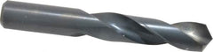 Chicago-Latrobe - 41/64" 118° Spiral Flute High Speed Steel Screw Machine Drill Bit - Oxide Finish, Right Hand Cut, 2-7/8" Flute Length, 4-1/2" OAL, Standard Point, Straight Shank - Benchmark Tooling