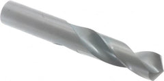 Chicago-Latrobe - 51/64" 118° Spiral Flute High Speed Steel Screw Machine Drill Bit - Oxide Finish, Right Hand Cut, 3-3/8" Flute Length, 5-1/4" OAL, Standard Point, Straight Shank - Benchmark Tooling