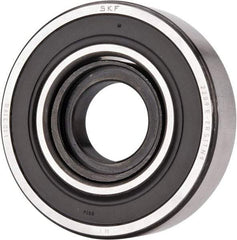 SKF - 45mm Bore Diam, 85mm OD, Double Seal Self Aligning Radial Ball Bearing - 23mm Wide, 2 Rows, Round Bore, 2,380 Lb Static Capacity, 7,310 Lb Dynamic Capacity - Benchmark Tooling