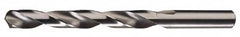 Chicago-Latrobe - #79 118° High Speed Steel Jobber Drill - Bright Finish, Right Hand Cut, Spiral Flute, Straight Shank, 3/4" OAL, Standard Point - Benchmark Tooling
