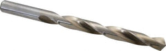 Chicago-Latrobe - 27/64" 118° High Speed Steel Jobber Drill - Bright Finish, Right Hand Cut, Spiral Flute, Straight Shank, 5-3/8" OAL, Standard Point - Benchmark Tooling