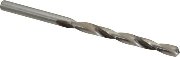 Chicago-Latrobe - #1 118° High Speed Steel Jobber Drill - Bright Finish, Right Hand Cut, Spiral Flute, Straight Shank, 3-7/8" OAL, Standard Point - Benchmark Tooling