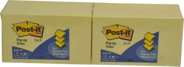 3M - 100 Sheet, 3 x 5", Note Pad/Writing Pad/Notebook - Yellow - Benchmark Tooling