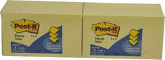 3M - 100 Sheet, 3 x 5", Note Pad/Writing Pad/Notebook - Yellow - Benchmark Tooling