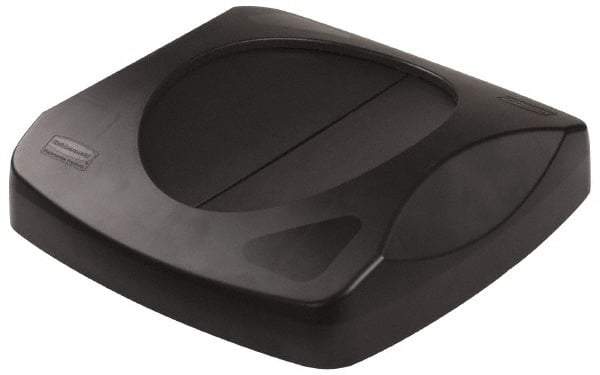 Rubbermaid - Square Lid for Use with 23 Gal Square Trash Cans - Black, Plastic, For 3569-07 & 3569-88 - Benchmark Tooling