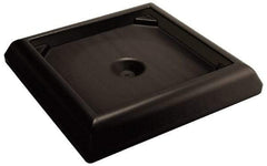 Rubbermaid - Black Plastic Weighted Base - Compatible with 45 & 65 Gal Containers, 24-1/2" Long, 6" High - Benchmark Tooling