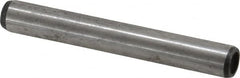 Value Collection - 8mm Diam x 60mm Pin Length Alloy Steel Pull Out Dowel Pin - C 57-63 Hardness, 1 Rounded & 1 Threaded End - Benchmark Tooling