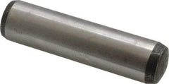 Value Collection - 20mm Diam x 80mm Pin Length Alloy Steel Pull Out Dowel Pin - C 57-63 Hardness, 1 Rounded & 1 Threaded End - Benchmark Tooling