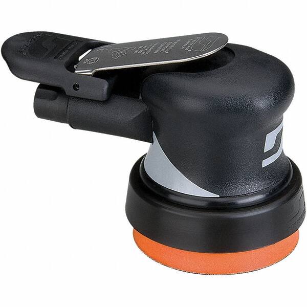 Dynabrade - 18 CFM Air Consumption, Palm Air Orbital Sander - Round Pad, - Benchmark Tooling