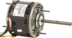 US Motors - 3/4 hp, OPAO Enclosure, Auto Thermal Protection, 1,075 RPM, 460 Volt, 60 Hz, Industrial Electric AC/DC Motor - Size 48 Frame, Stud Mount, 2 Speed, Ball Bearings, 2.2 Full Load Amps, B Class Insulation, CCW Lead End Rev - Benchmark Tooling