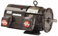 US Motors - 60 hp, TEFC Enclosure, No Thermal Protection, 3,570 RPM, 230/460 Volt, 60 Hz, Three Phase Premium Efficient Motor - Size 364 Frame, Rigid Mount, 1 Speed, Ball Bearings, 136/68 Full Load Amps, F Class Insulation, Reversible - Benchmark Tooling