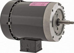 US Motors - 1/2 hp, TEFC Enclosure, No Thermal Protection, 3,500 RPM, 208-230/460 Volt, 60 Hz, Three Phase Standard Efficient Motor - Size 56J Frame, Rigid Mount, 1 Speed, Ball Bearings, 2-1.8/0.9 Full Load Amps, F Class Insulation, Reversible - Benchmark Tooling