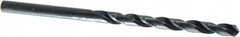 Interstate - 23/64", 135° Point, Parabolic Flute, High Speed Steel Taper Length Drill Bit - Bright Finish, 4-1/4" Flute Length, 6-3/4" OAL - Benchmark Tooling