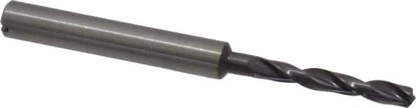 Guhring - 3.5mm 140° Solid Carbide Jobber Drill - FIREX Finish, Right Hand Cut, Spiral Flute, Straight Shank, 66mm OAL, SU Point - Benchmark Tooling