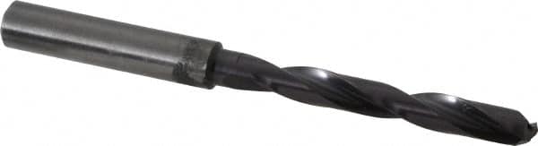 Guhring - 6.2mm 140° Solid Carbide Jobber Drill - FIREX Finish, Right Hand Cut, Spiral Flute, Straight Shank, 91mm OAL, SU Point - Benchmark Tooling