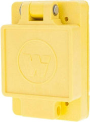 Value Collection - 480 VAC, 30 Amp, L16-30R NEMA, Ungrounded Receptacle - 3 Poles, 4 Wire, Female End, Yellow - Benchmark Tooling