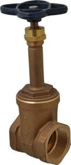NIBCO - Class 125, Threaded Bronze Solid Wedge Rising Stem Gate Valve - 300 WOG, 150 WSP, Union Bonnet - Benchmark Tooling